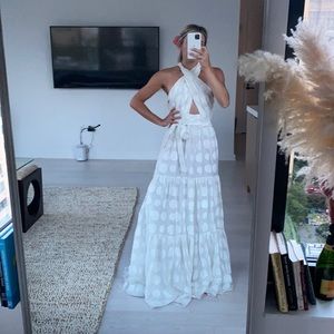 Ulla Johnson Fontaine White Dress Gown 
